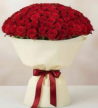 Букет 101 Красная роза Милано в Озинках
