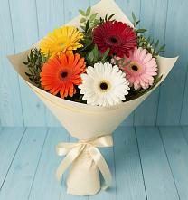 Букет цветов из:  Герберы в Озинках