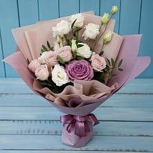 Букет цветов из:  Розы и Лизиантусы #REPLACE_PRED# Озинках