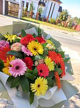 Букет цветов из:  Герберы #REPLACE_PRED# Озинках