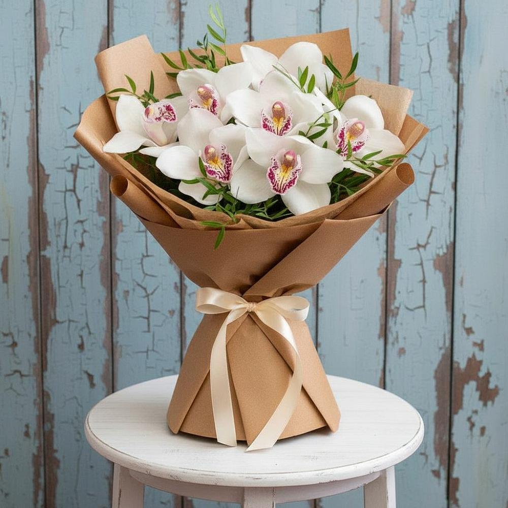Букет цветов из: Орхидеи и Розы в Озинках