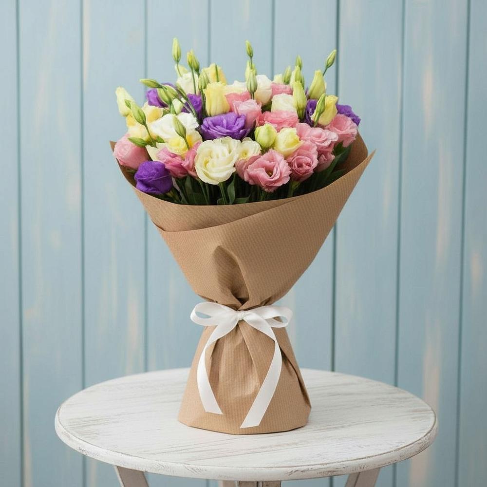 Букет цветов из: Лизиантусы в Озинках