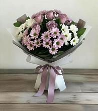 Букет цветов из:  Хризантемы и Розы в Озинках