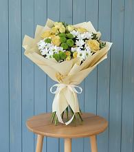 Букет цветов из:  Хризантемы и Розы в Озинках