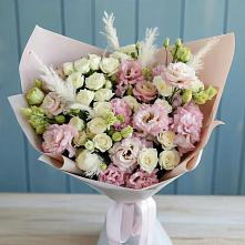 Букет цветов из:  Альстромерии и Розы в Озинках